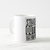 gerades outta Kathmandu Kaffeetasse (Vorderseite Links)