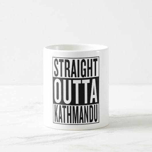 gerades outta Kathmandu Kaffeetasse (Mittel)