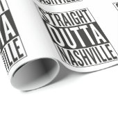 gerades outta Nashville Geschenkpapier (Rolleneckpunkt)