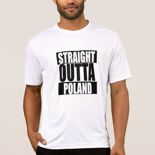 GERADES OUTTA POLEN T-Shirt (Vorderseite)