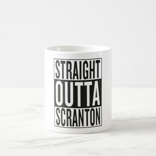 gerades outta Scranton Kaffeetasse (Mittel)
