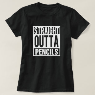 Gerades Outta zeichnet lustiges T-Shirt
