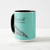 Gerades Sterlingrasiermesser Tasse (Vorderseite Links)