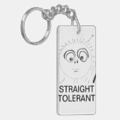Gerades tolerantes schlüsselanhänger (Vorderseite links)