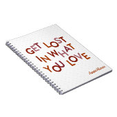 Geradete Reds verlieren sich in Ihrer Liebe Notizblock (Rechte Seite)