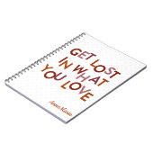 Geradete Reds verlieren sich in Ihrer Liebe Notizblock (Linke Seite)