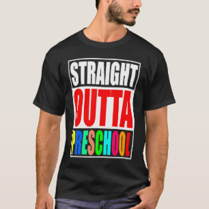 Geradewegs aus dem Kindergarten Kinder Vorschulabs T-Shirt