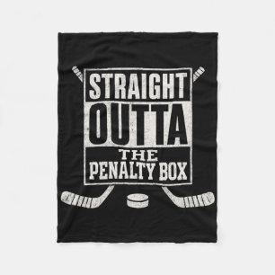 Geradewegs aus der Strafbank Eishockeyspieler G Fleecedecke