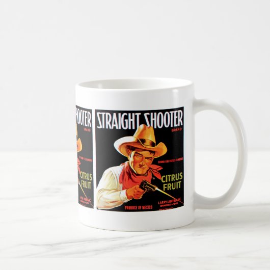 Geradliniger Schütze Kaffeetasse (Rechts)