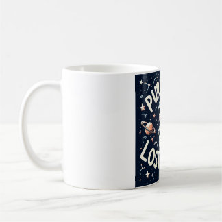 Geradlos im Weltraum verloren Niedliche Cat Astron Kaffeetasse