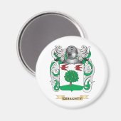 Geraghty Coat of Arms (Familienwappen) Magnet (Vorderseite/Rückseite)