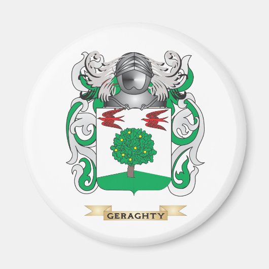 Geraghty Coat of Arms (Familienwappen) Magnet (Vorne)