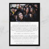 Gerahmt 2 Fotos Oberschule 2024 Abschluss Ankündigung (Rückseite)