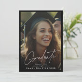 Gerahmt 2 Fotos Oberschule 2024 Abschluss Ankündigung (Stehend Vorderseite)