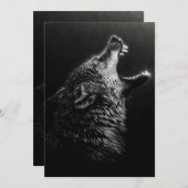 Gerahmt bereit für Wolf | Wolf Baby Lieben (Vorne/Hinten)