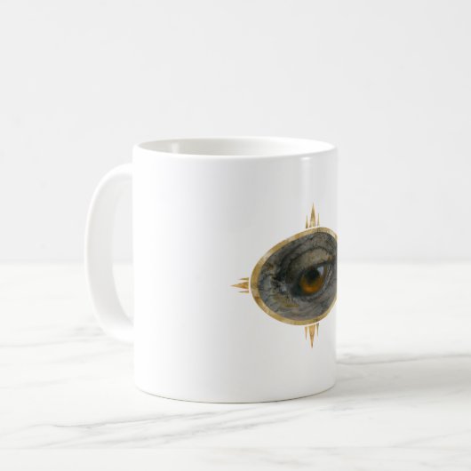 Gerahmt Bonobo Eye Kaffeetasse (Vorderseite Links)