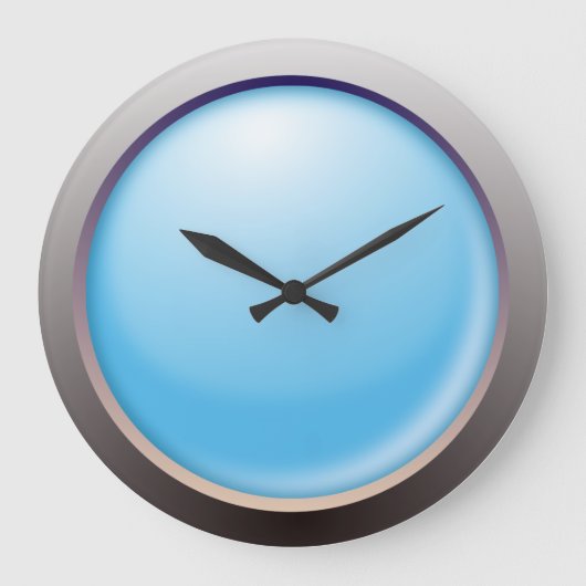 Gerahmt drehen große wanduhr (Vorderseite)