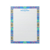 Gerahmt Fiesta Lined Notizblock (Rotiert)