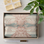 Gerahmt Florals 002 Seidenpapier (Geschenk)