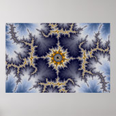 Gerahmt - Fraktal Poster (Vorne)