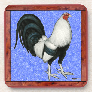 Gerahmt Gamecock Getränkeuntersetzer