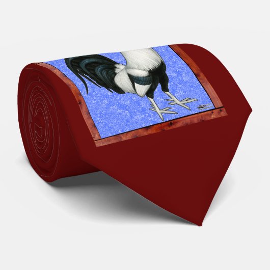 Gerahmt Gamecock Krawatte (Gerollt)