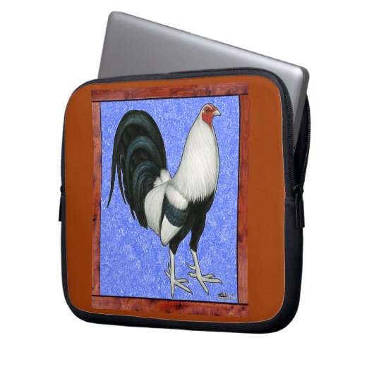 Gerahmt Gamecock Laptopschutzhülle (Vorderseite Links)