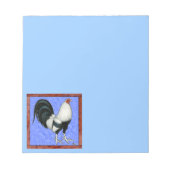 Gerahmt Gamecock Notizblock (Vorderseite)