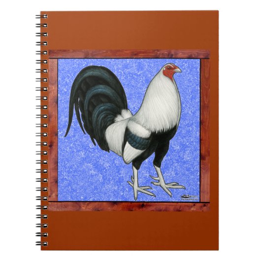 Gerahmt Gamecock Notizblock (Vorderseite)