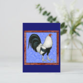 Gerahmt Gamecock Postkarte (Stehend Vorderseite)