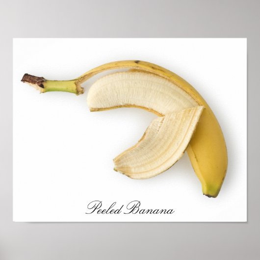 Gerahmt geschältes Bananenposter Poster (Vorne)