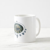 Gerahmt Hawksbill Turtle Eye Kaffeetasse (VorderseiteRechts)