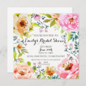 Gerahmt in Floral Einladung (Vorne/Hinten)