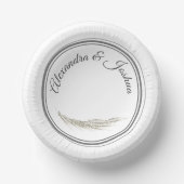 Gerahmt-katholische Bibelverheiratung Pappteller (Vorderseite)