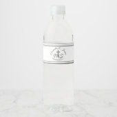 Gerahmt-katholische Bibelverheiratung Wasserflaschenetikett (Vorderseite)