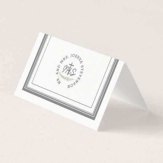 Gerahmt-katholische Bibelverse Dankeschön-Karte (Vorderseite)