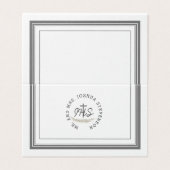 Gerahmt-katholische Bibelverse Dankeschön-Karte (Außenseite Aufgefaltet)