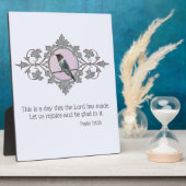 Gerahmt Ruby Throated Hummingbird Fotoplatte (Seite)