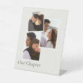 Gerahmt- und Layoutgeschichte Sockelschild (Vorderseite)