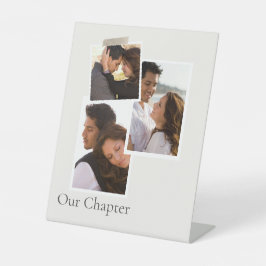 Gerahmt- und Layoutgeschichte Sockelschild