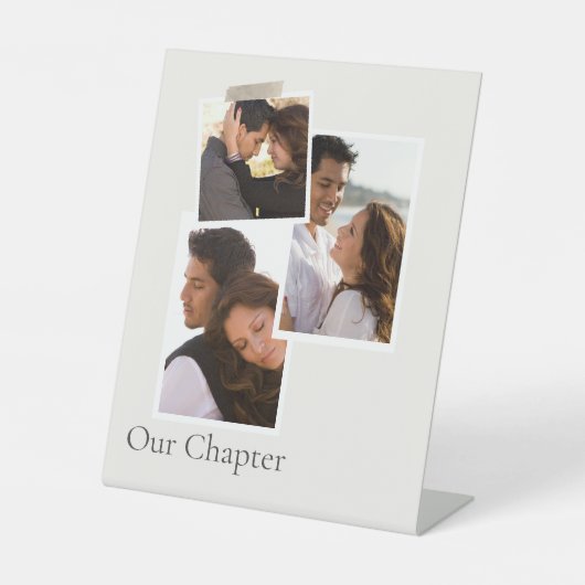 Gerahmt- und Layoutgeschichte Sockelschild (Vorderseite)