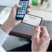 Gerahmt Visitenkarte