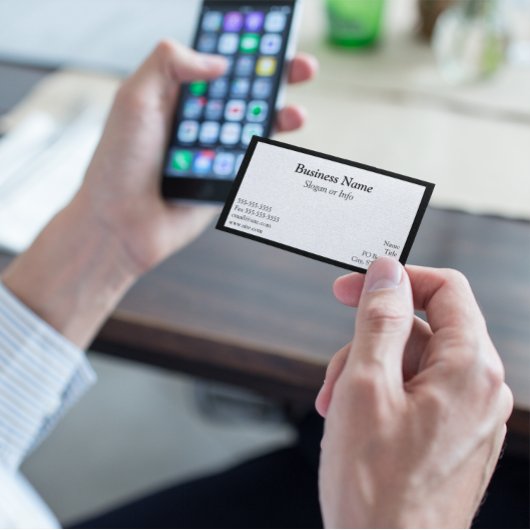 Gerahmt Visitenkarte