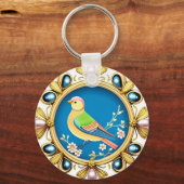 Gerahmt von Zierperlen Schlüsselanhänger (Rückseite)