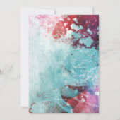 Gerahmt wählen Sie die Farbeinladung aus Einladung (Rückseite)