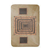 gerahmte Badewanne Badematte (Vorderseite Vertikal)