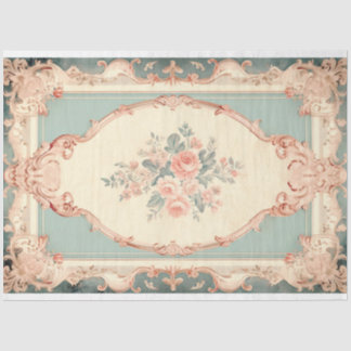 Gerahmte Blumen 002 Seidenpapier