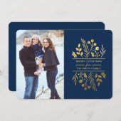 Gerahmte Blumenkarte Weihnachten Weihnachten Weihn (Vorne/Hinten)