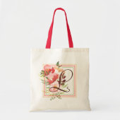 Gerahmte Bouquet Monogram-Tasche Tragetasche (Vorne)