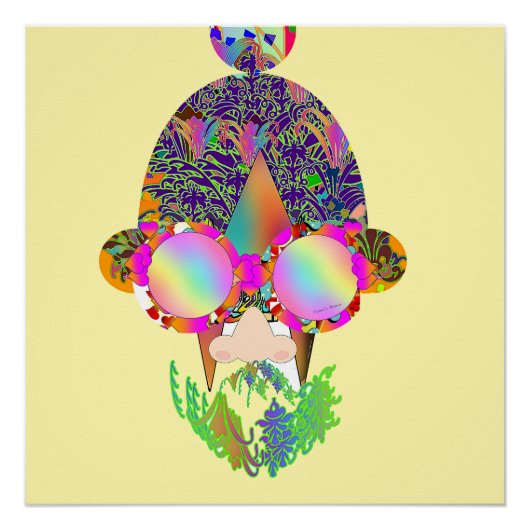 Gerahmte Brille durch die Herzensgeschichte Poster (Vorderseite)